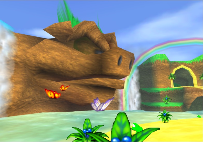 Welcome to paradise! Ignore that giant pig head statue