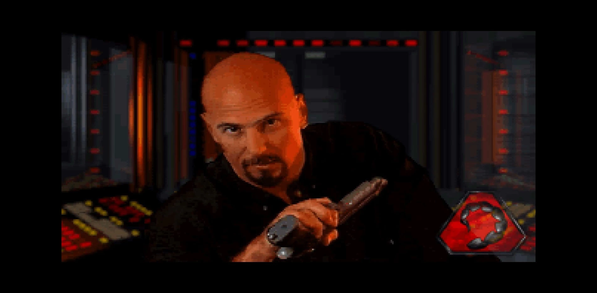 Kane looking intimidating as always